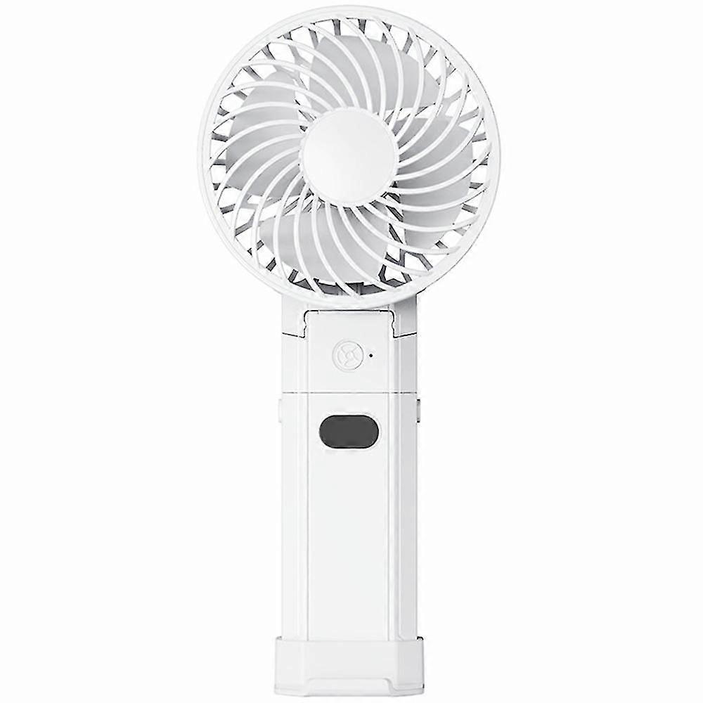 Rd10 Handheld Foldable Fan Summer Cooler With Power Bank Function - Blue