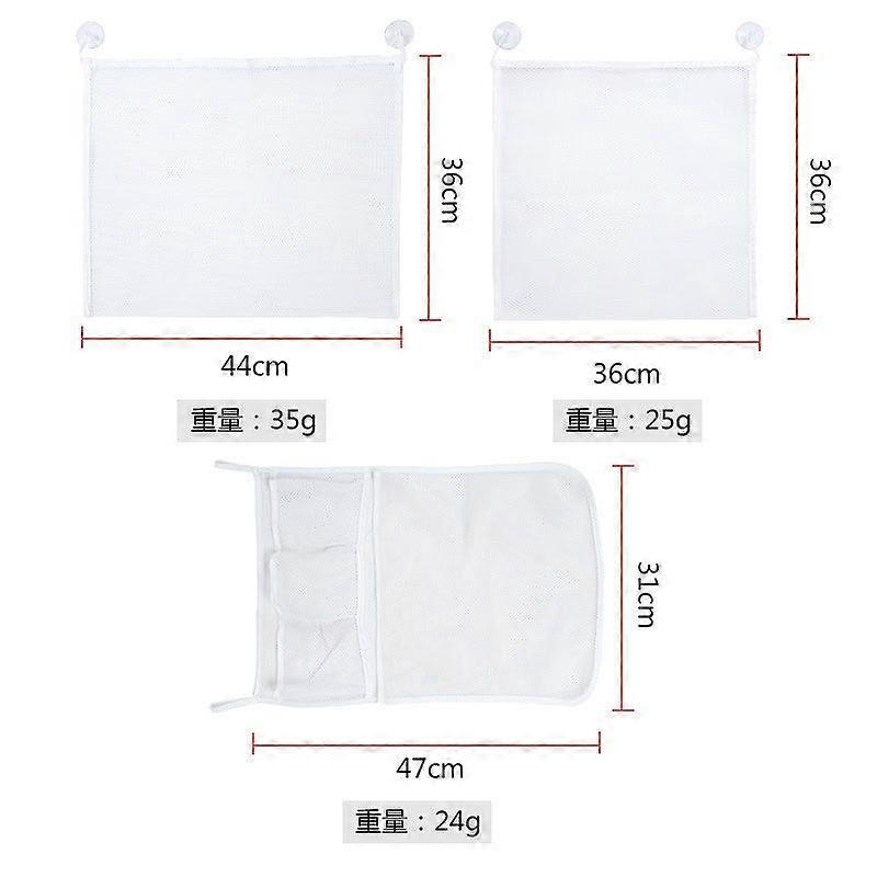 3PCS Bathroom Toy Storage Bag
