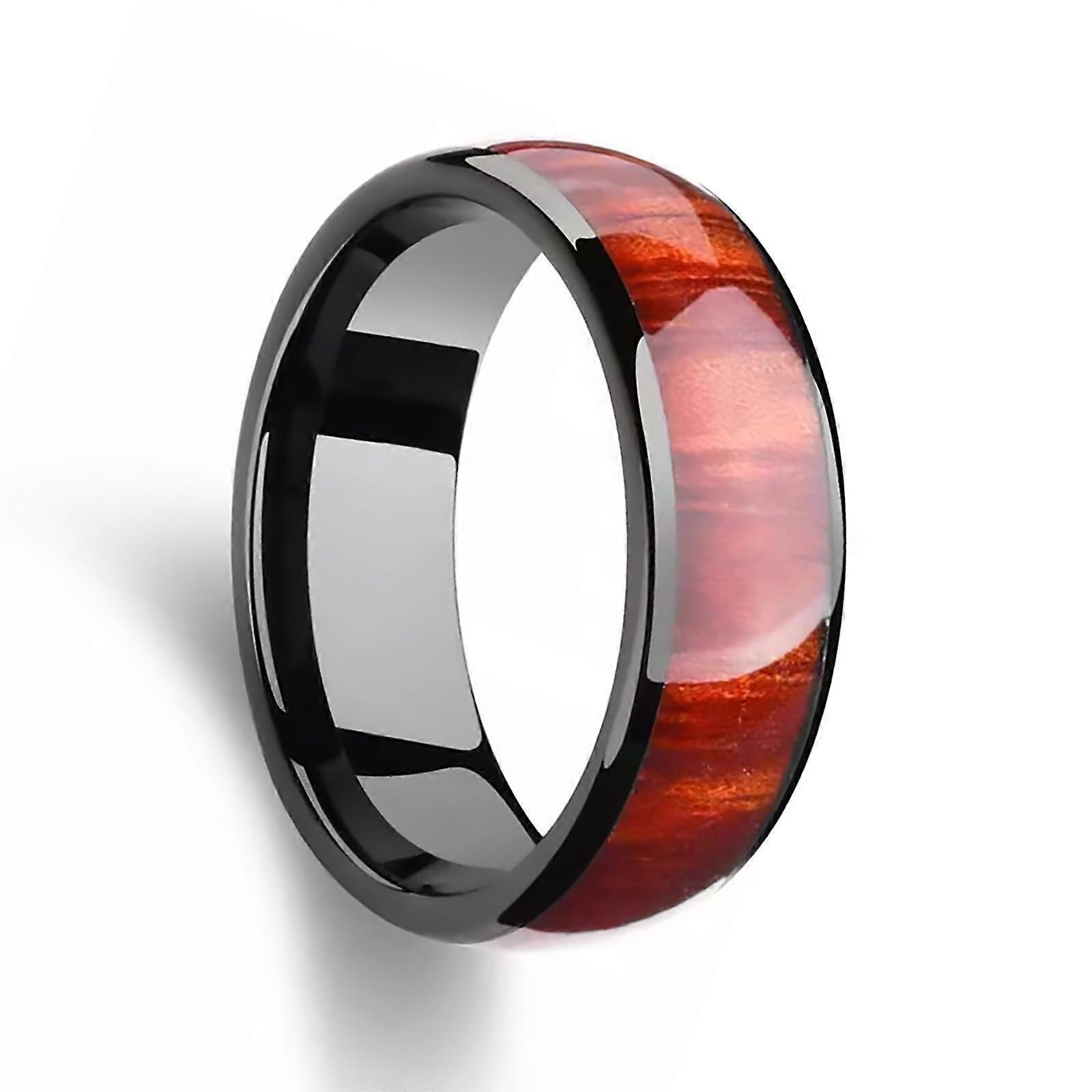 T5577 CHIP RFID smart ring ceramic epoxy resin ring can be re -given clone 125khz access control lock key cards (Grain, US#8)