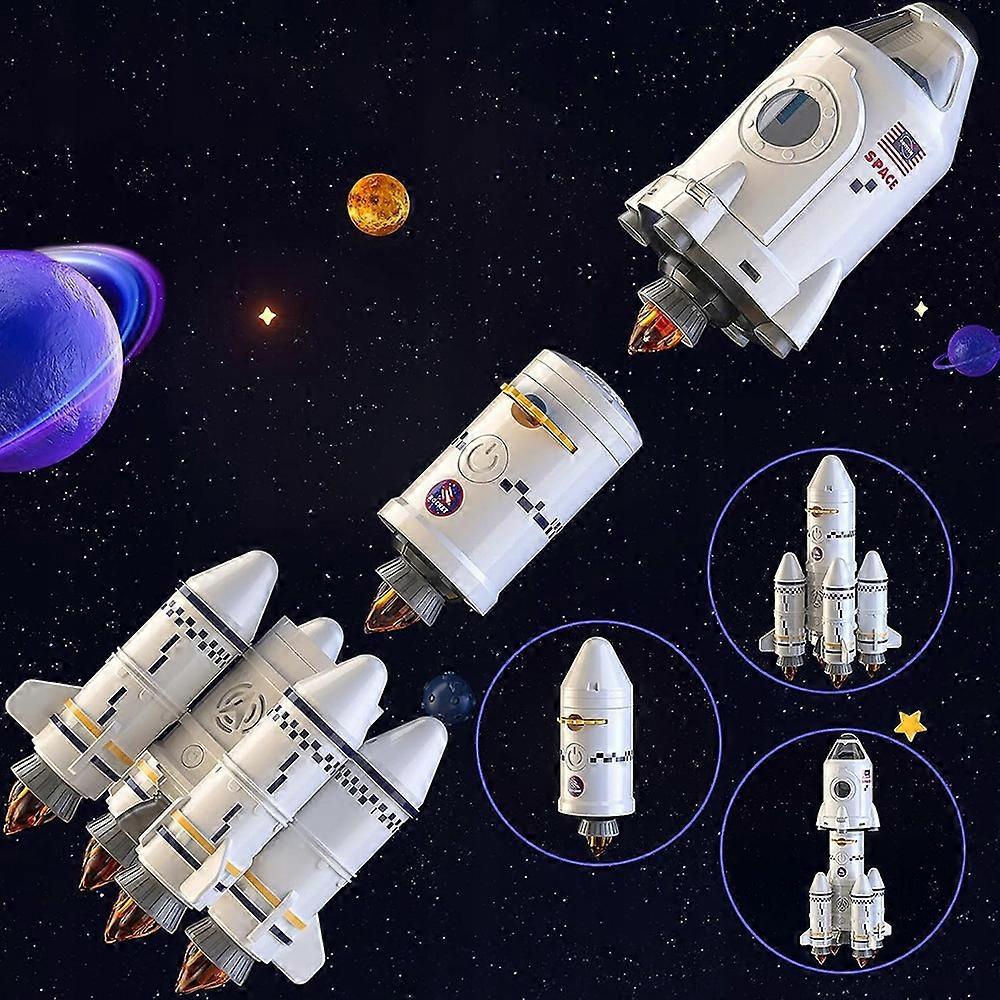 5-in-1 Detachable Wyrzutnia Rakiet Astronaut Toy With Projection Lamp