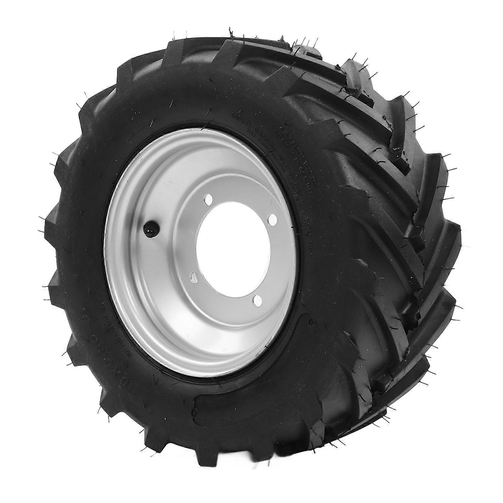 16 x 6.50-8 inch hub tire, built-in installation, for ATV, UTV, kart, farm vehicle, lawn mower