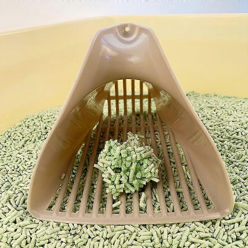 Cat Litter Shovel Thickness plastic cat sand shovel cat craps cleaning tool Stripe funnel cat craps shovel