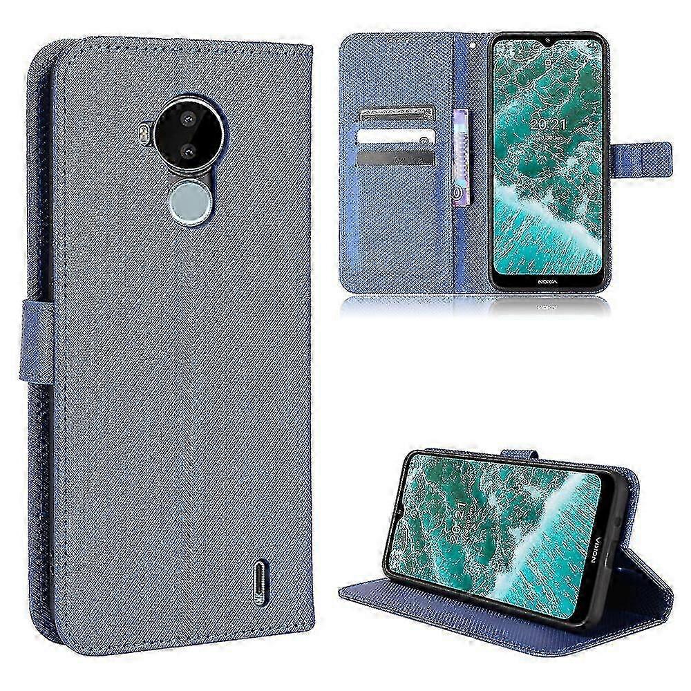 Nokia C30 Leather Case with Magnetic Wallet and Stand Function