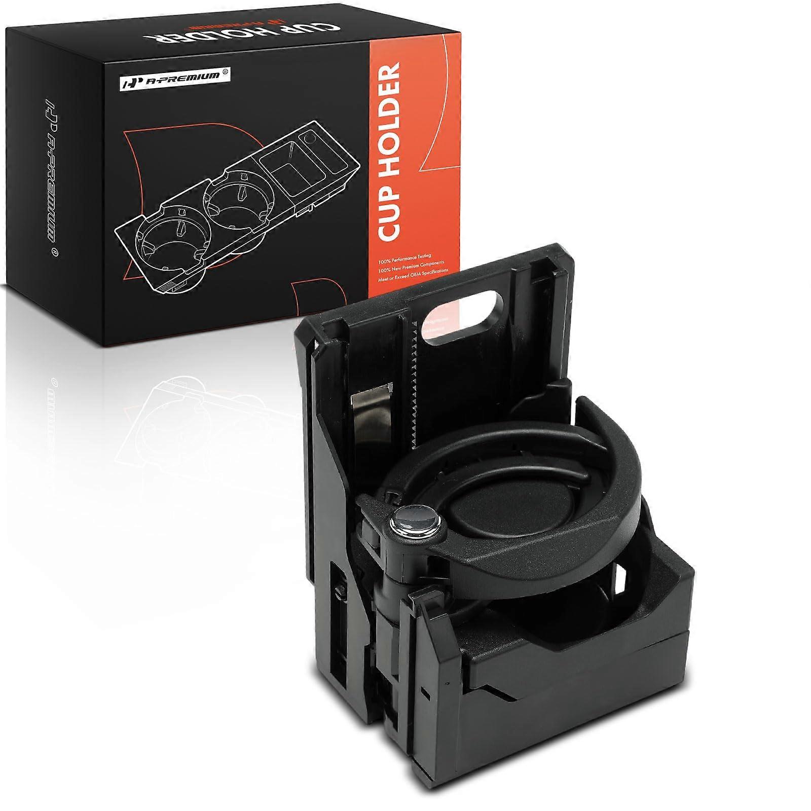 Cup Holder for Mercedes-Benz E300 E320 E420 E430 E55 AMG 1996-2003, Black Center Console Accessory