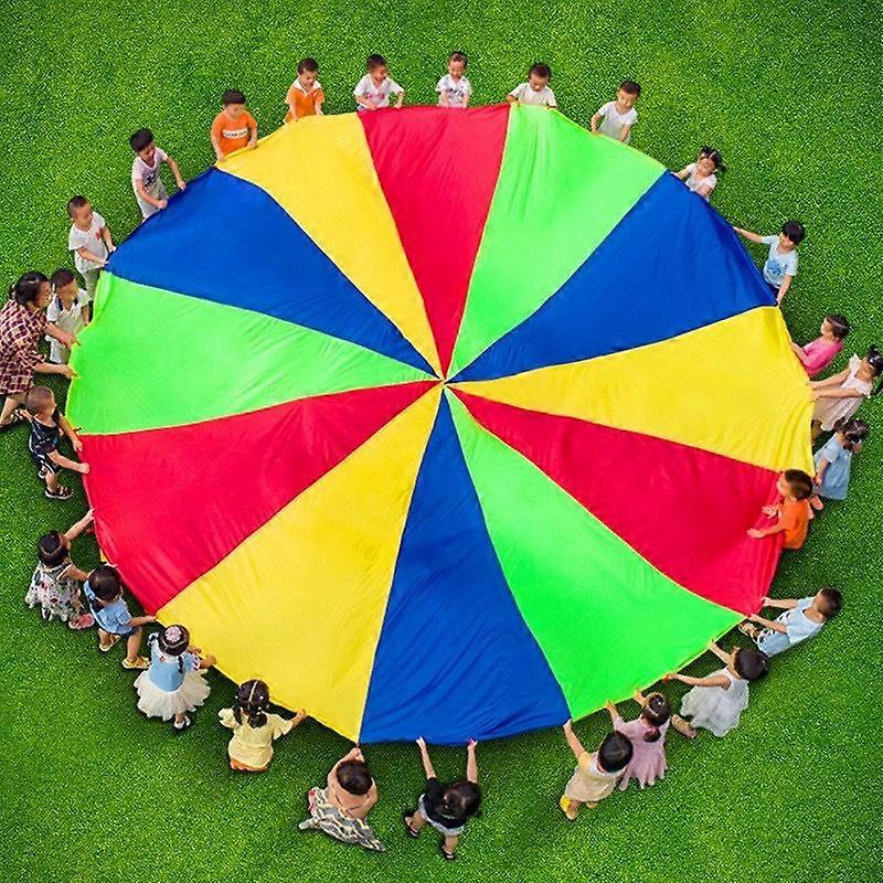 The Twiddlers - 12ft Parachute Play Tent Kids Game With 12 Handles