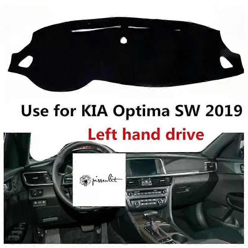 Pissenlit נגד אבק רכב לוח מחוונים כיסוי שמש צל מחצלת מתאים אביזרים עבור KIA Optima SW 2019 יד שמאל כונן מגן כרית