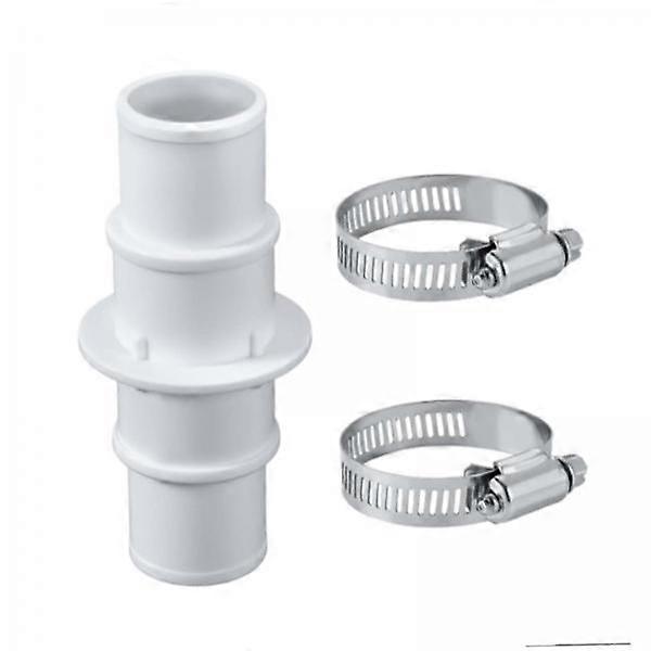 2x Pool Hose Connector Adapter, 1-1/4" Or 1-1/2" Pool Hose Fittings, Flexible