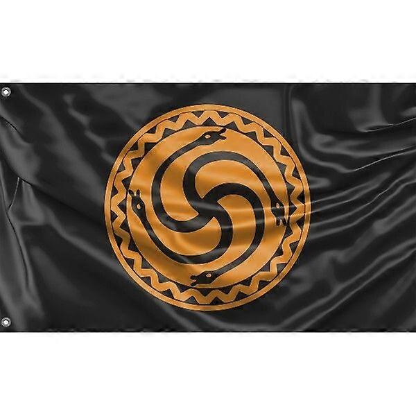 Flag of Romuva, Unique Design, 3x5 Ft / 90x150 cm4x6Ft/120x180 cm, TTQ85