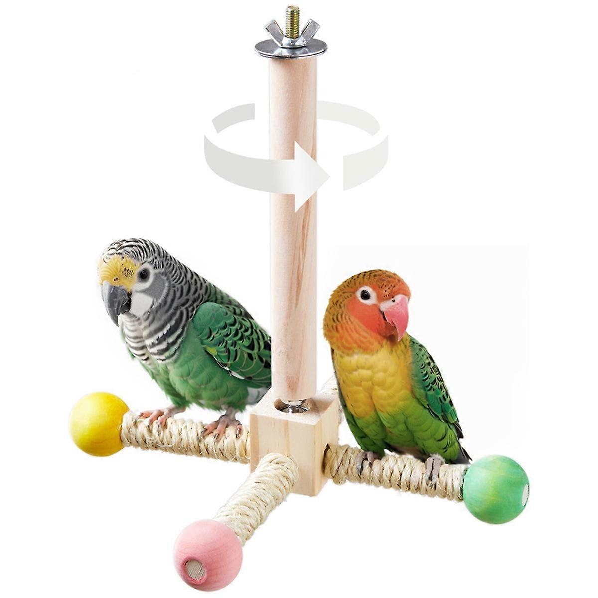 Bird Stand Perch Toy,Interactive Parakeet Toys