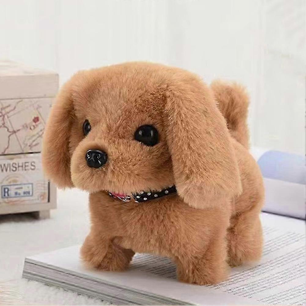 - Realistic Walking, Barking, Nodding, and Wagging Robot Puppy Interactive Electronic Dog Toy for Kids, Perfect Gift