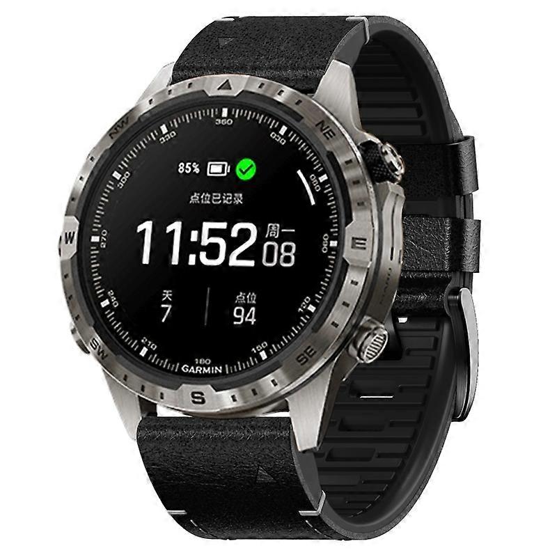 Silicone Leather Quick Release Watch Band