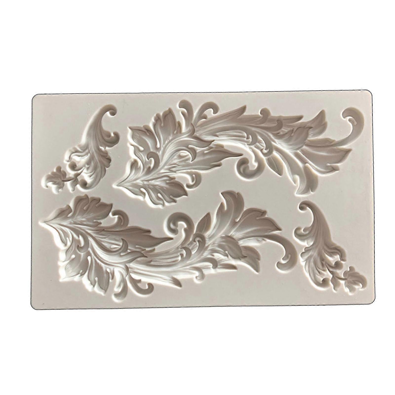 3D Backformen Werkzeuge Zuckerhandwerksform Kuchenform Vintage geprägtes Muster Umweltgeschenk Silikonform in Lebensmittelqualität