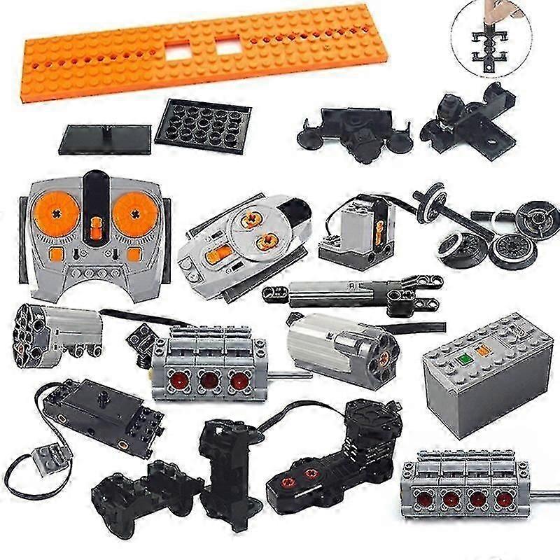 Technical Parts Motor Multi Power Functions 8293 8883 Tool Servo Train Model Sets Building Blocks Compatible All Brands