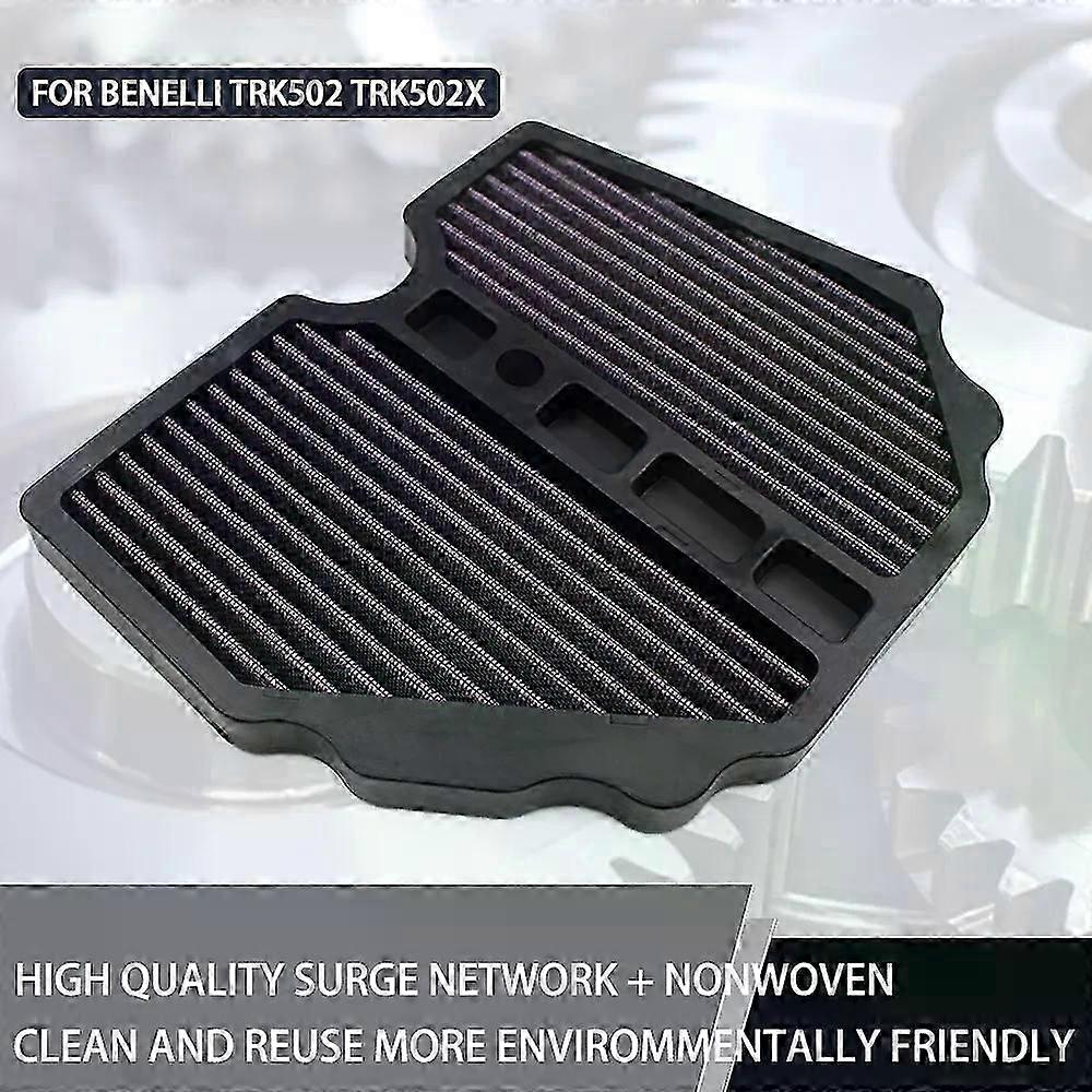 Motorcycle Engine Air Intake Filter Cleaner High Flow Non Woven Fabric Air Filter For Benelli Trk502 Trk502x Trk 502 2017 2022
