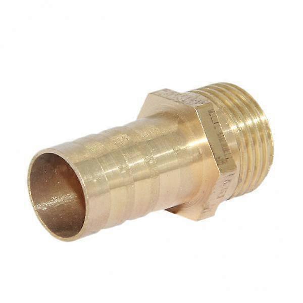 3x Solid Brass Barbed Hose StarightPipe Pagoda-Shaped Fitting Coupler Connector