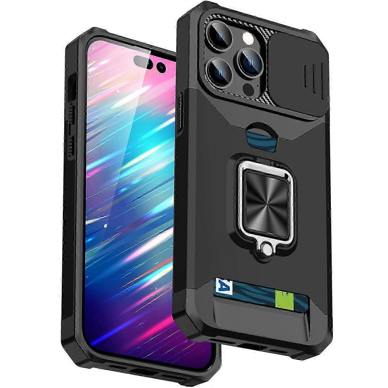 Preto, Capa para iPhone 15 Pro Max (6.7 polegadas) Capa de Couro Premium com Fecho Magnético Capa Protetora para iPhone 15 Pro Ma