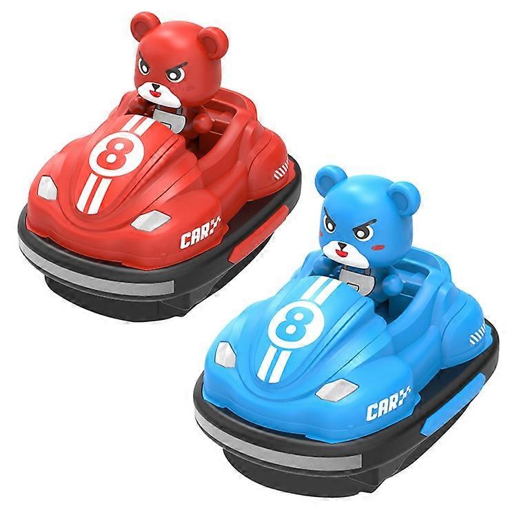 Q195 Double Player Bumper Car Remote Control Battle Bump Vehicles with Football Kit ( Upgraded Version )