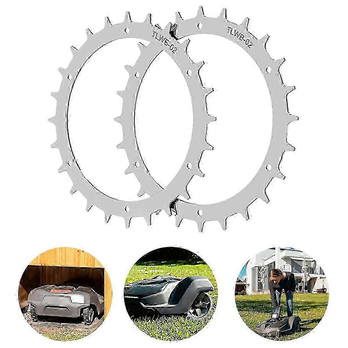 Robotik Biçme Makinesi Çekiş Worx Landroid L - FFA için Geliştirilmiş Yardımcı Tekerlekler