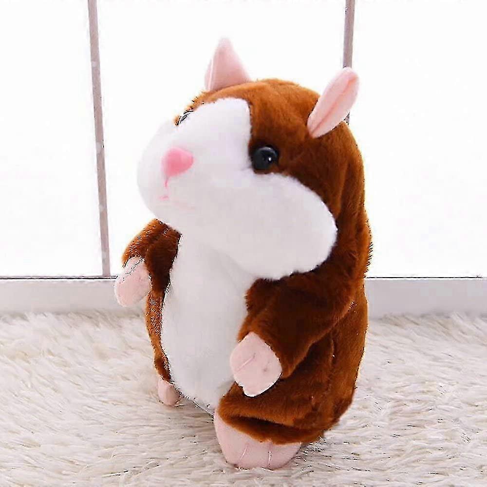 Interactive Plush Hamster Toy That Repeats Speech for Kids Entertainment
