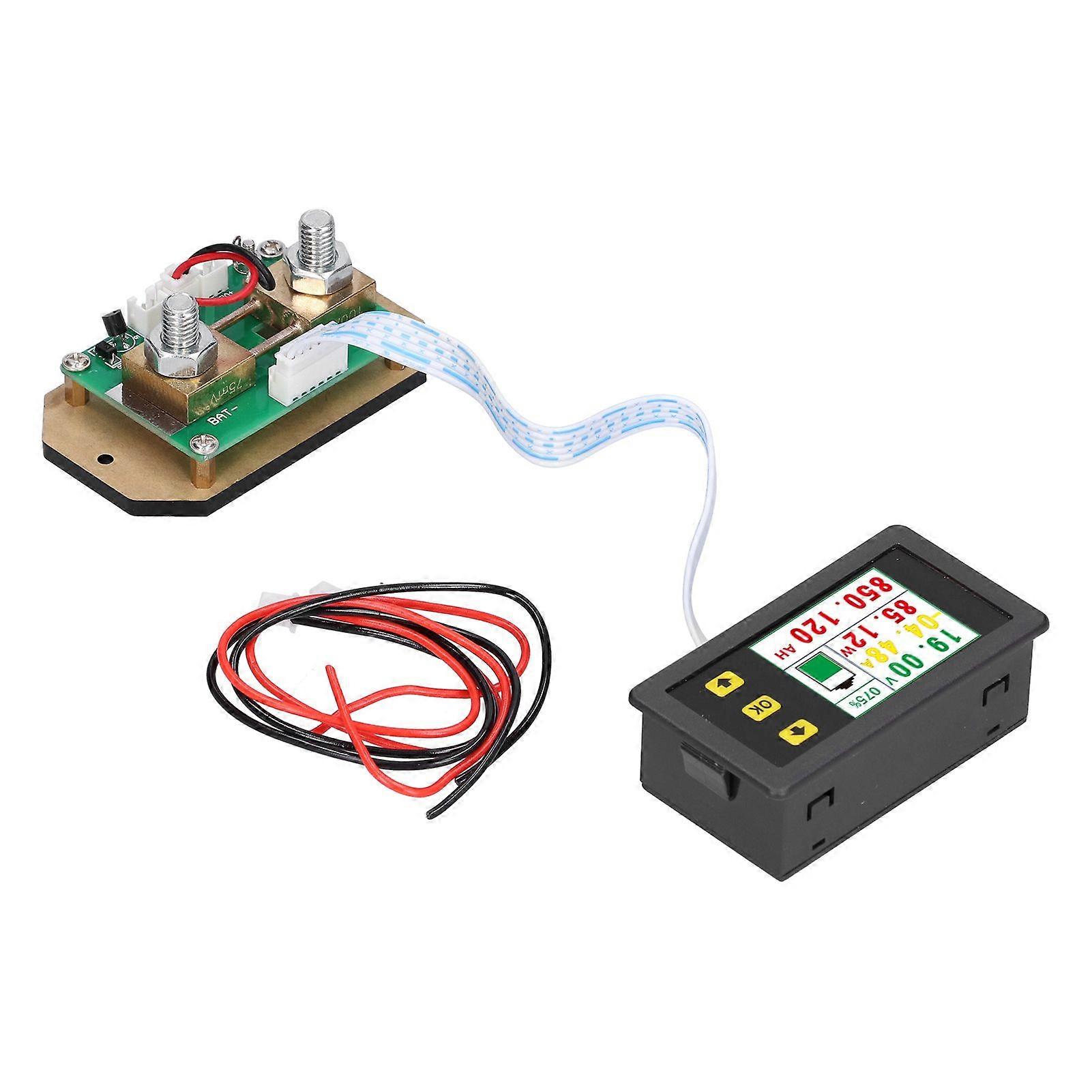 Haute qualité LCD combiné tension courant KWh wattmètre 1,8 pouce 100A VA7510S