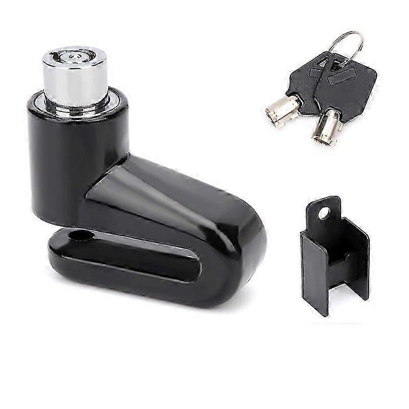 Mini Portable Metal Disc Brake Lock for Mountain Bikes, Security Lock with Two Keys, Suitable for Various Bicycle Models