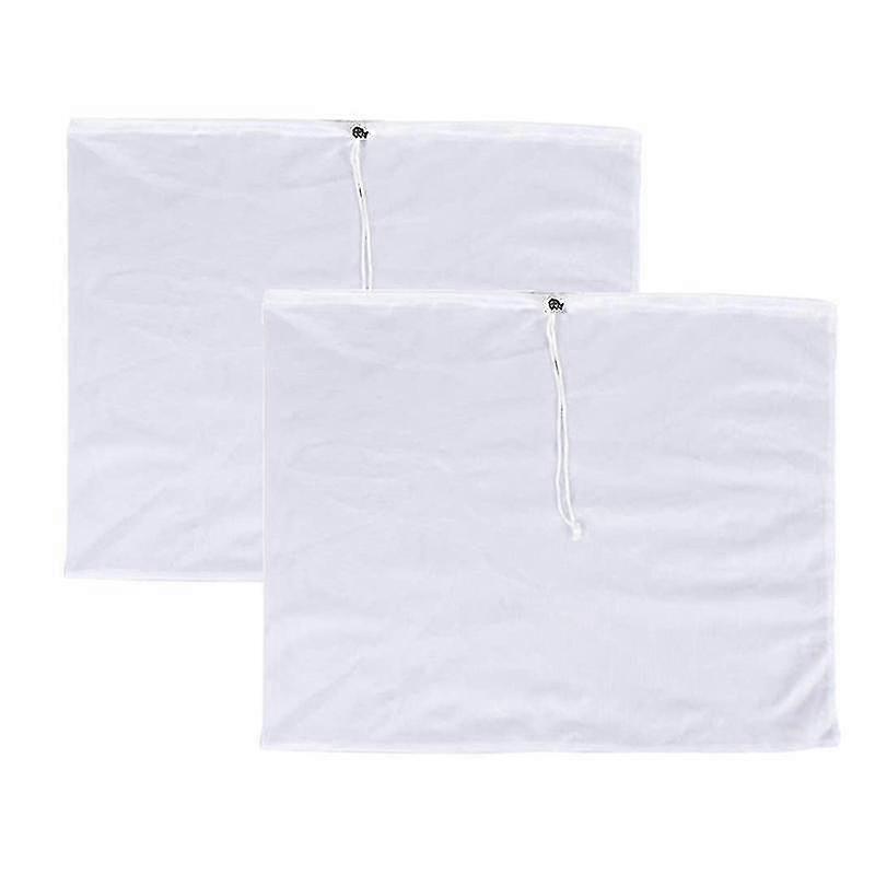 2 Pack Reusable Mesh Brew Bags for Fruit Cider Wine Press Straining