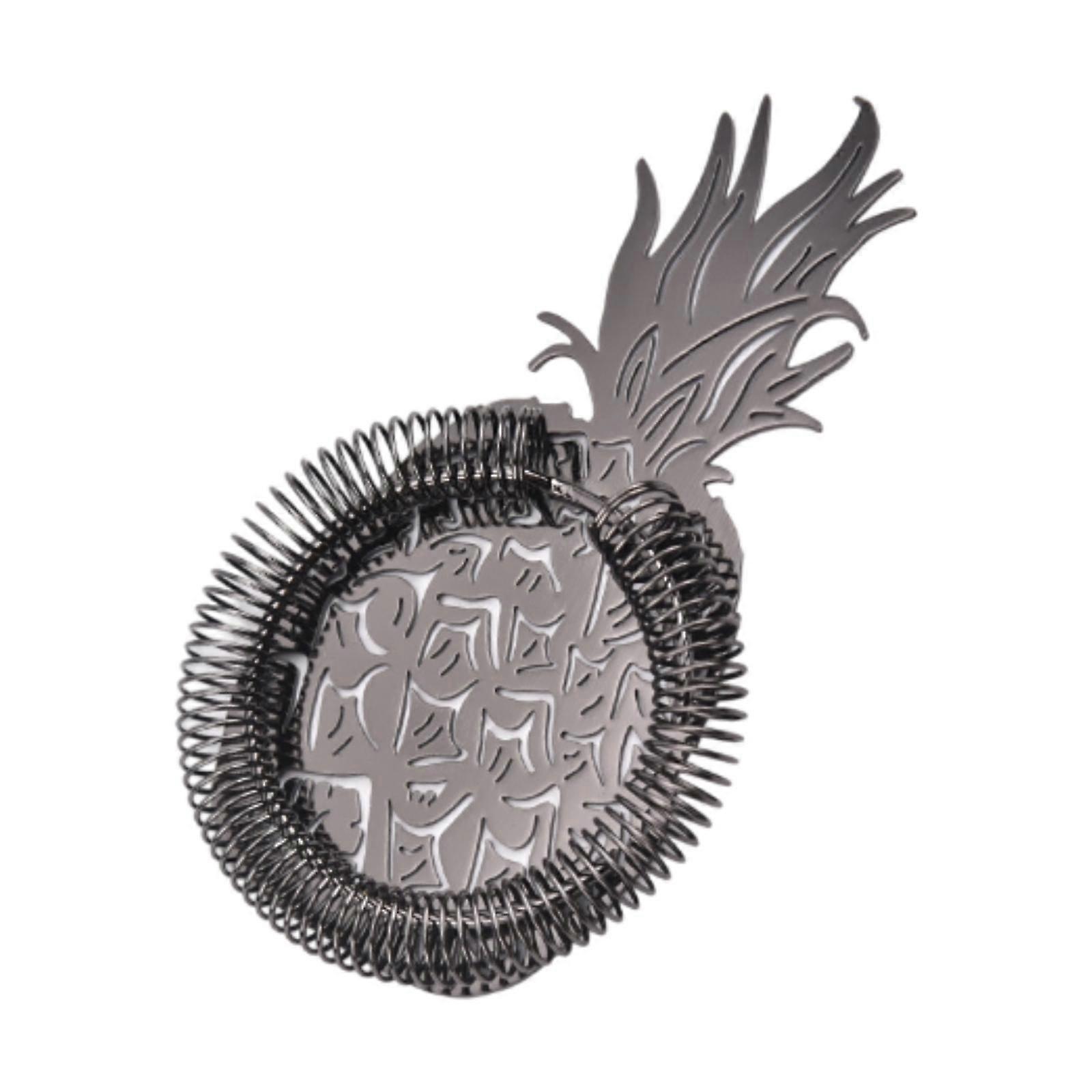 Cocktail Strainer Bartender Tool Pineapple Shape Reusable Cocktail Making