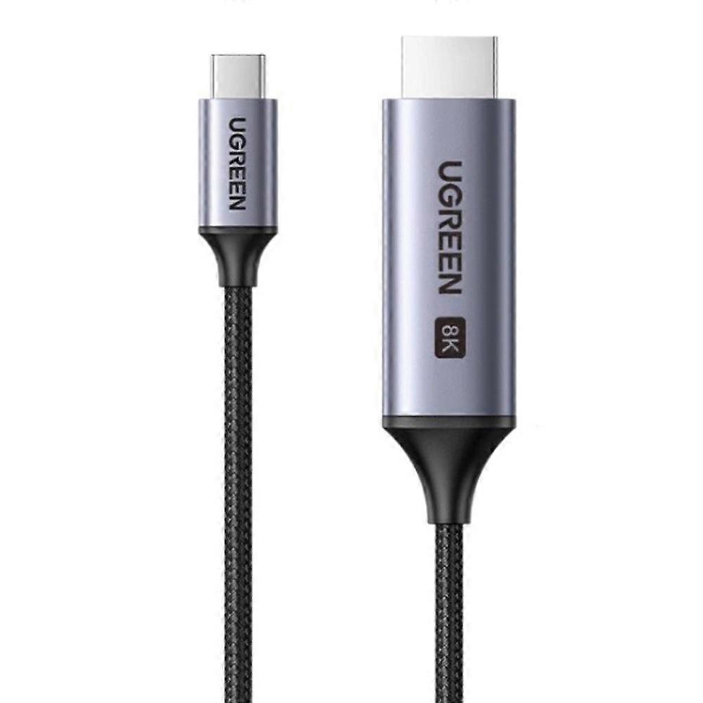 UGREEN 90451 1.5m Type-C to HDMI Cable 8K High Definition Display Adapter for Computer / TV / Monitor / Projector