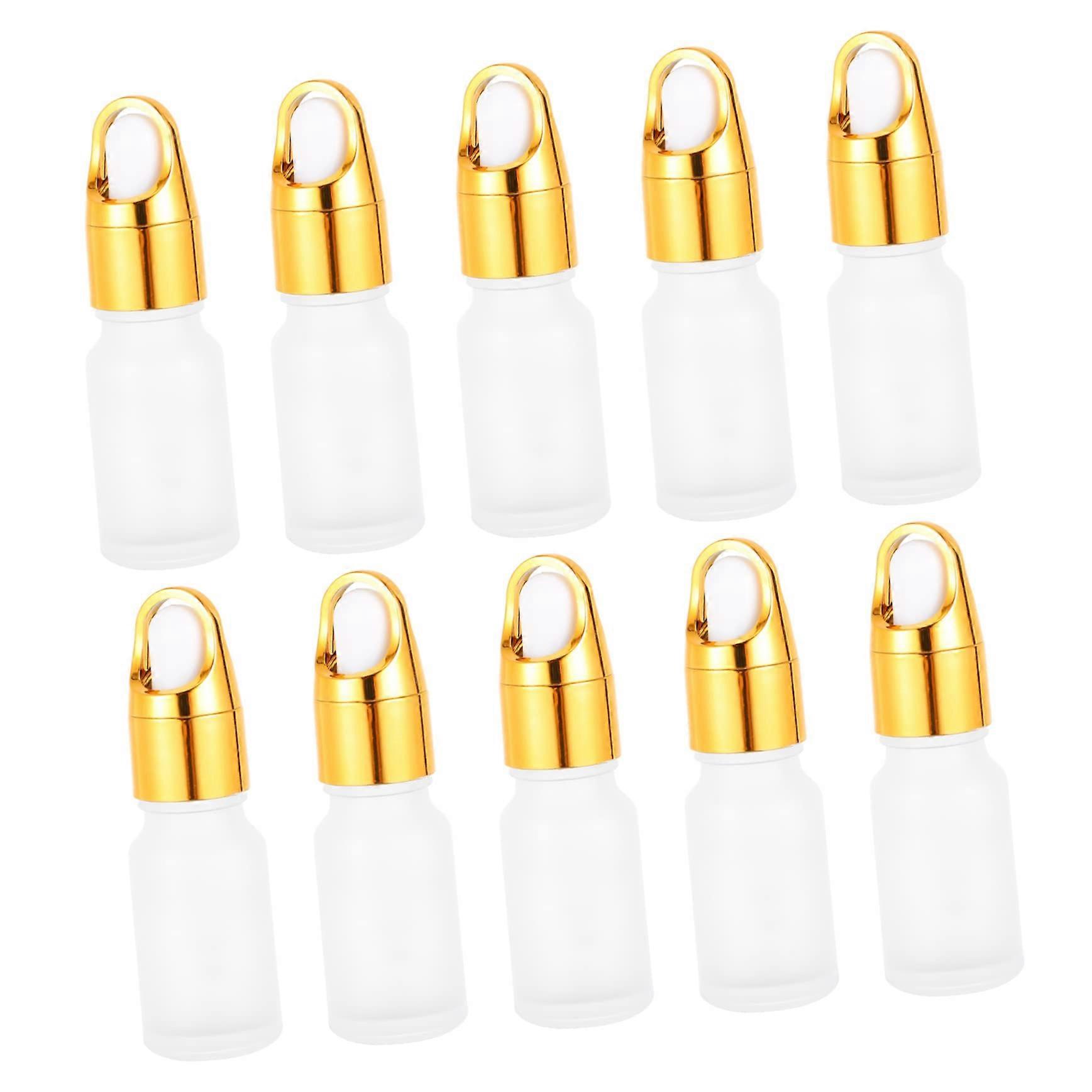 Leakproof Glass Essential Oil Bottles 10ml Set with Droppers for Aromatherapy and Soap Making, Refillable Dispenser