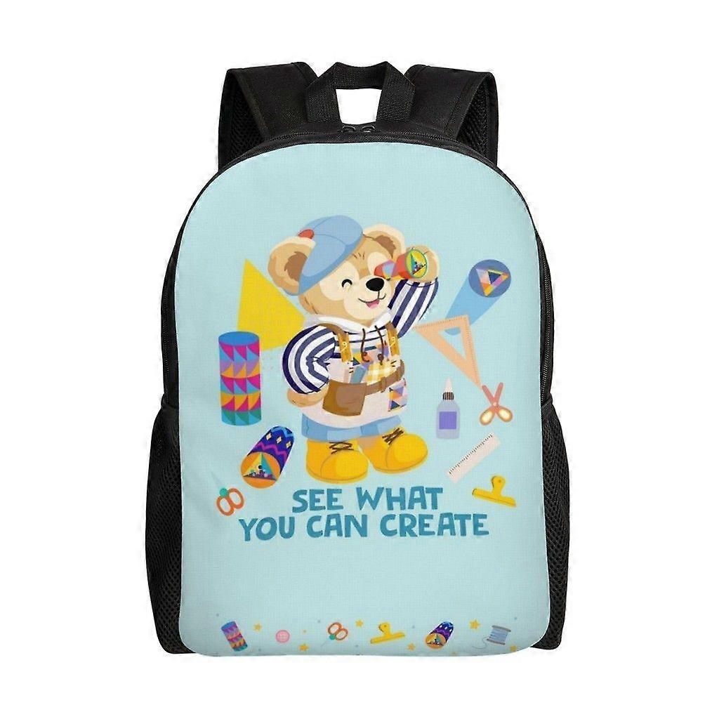 Duffy Versatile Backpack Washable casual style School Student Backpack Trendy Oxford Cloth Computer Bag Unisex-hk3480
