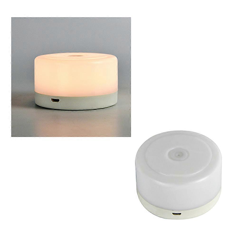 Touch Control Bedside Lamp Round Shape For Kids Room Decoration Warm Color 1Set
