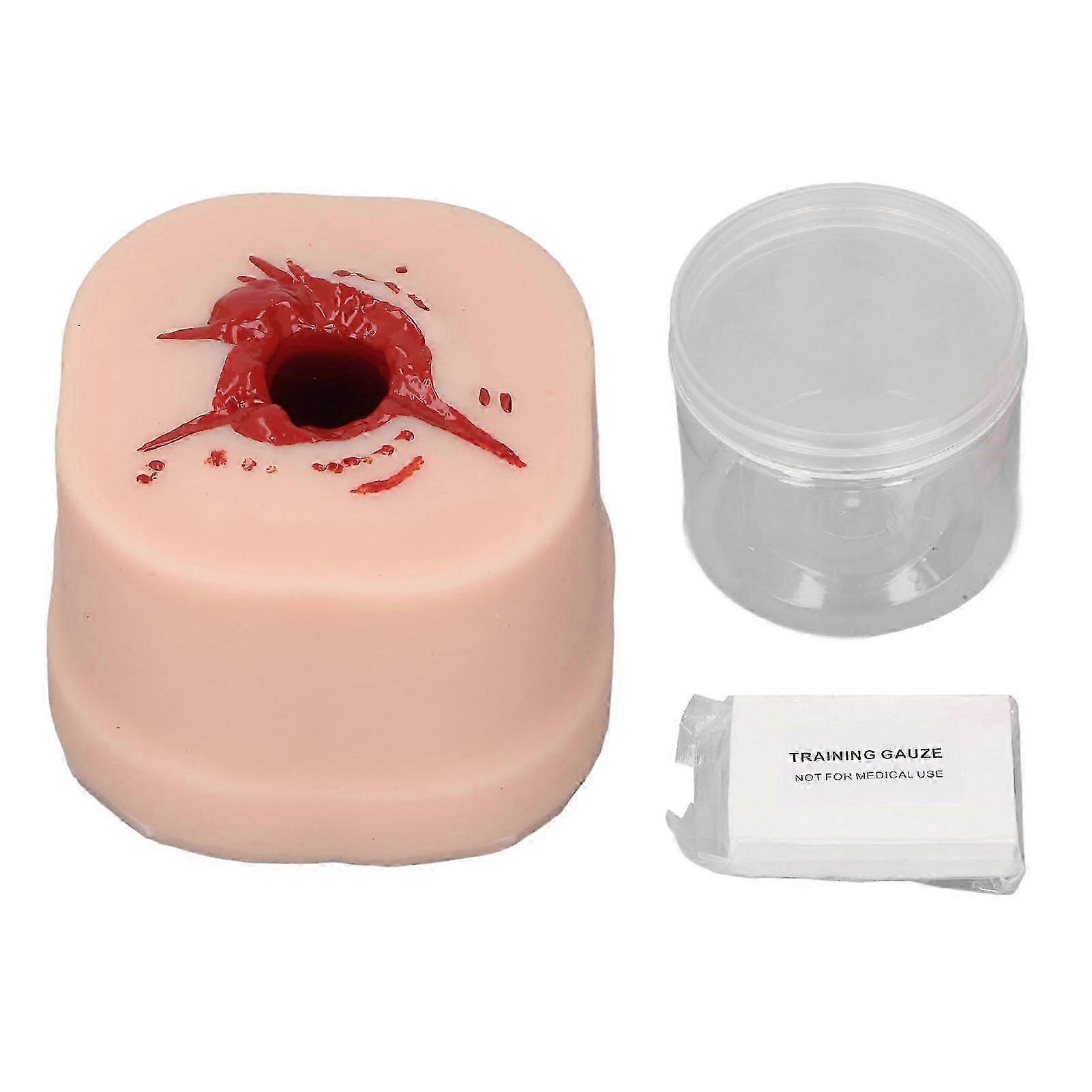 Wound Packing & Bleed Control Training Kit for First Aid Practice, Medical Simulation