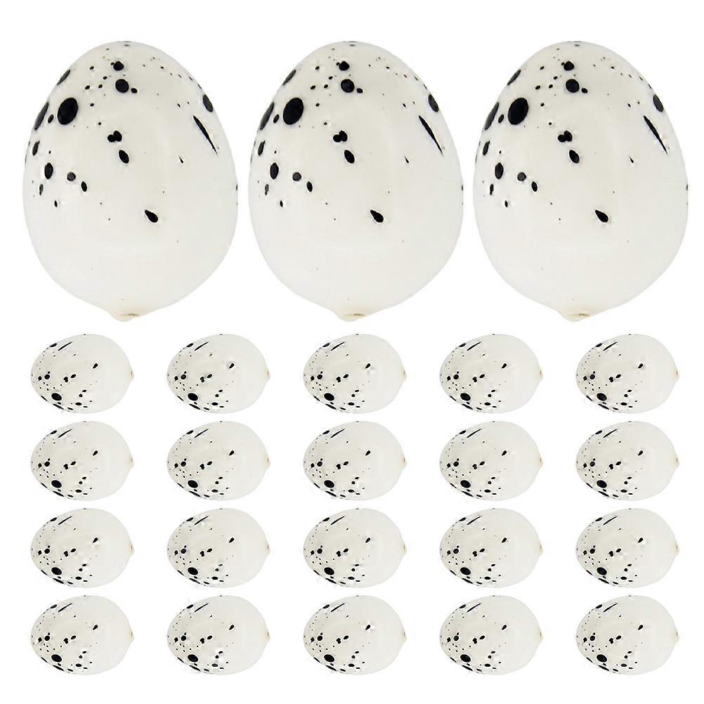 60pcs Faux Foam Quail Eggs   Realistic Easter Nest Decoration, Safe Craft Supply for DIY, Party & Garden Ornaments