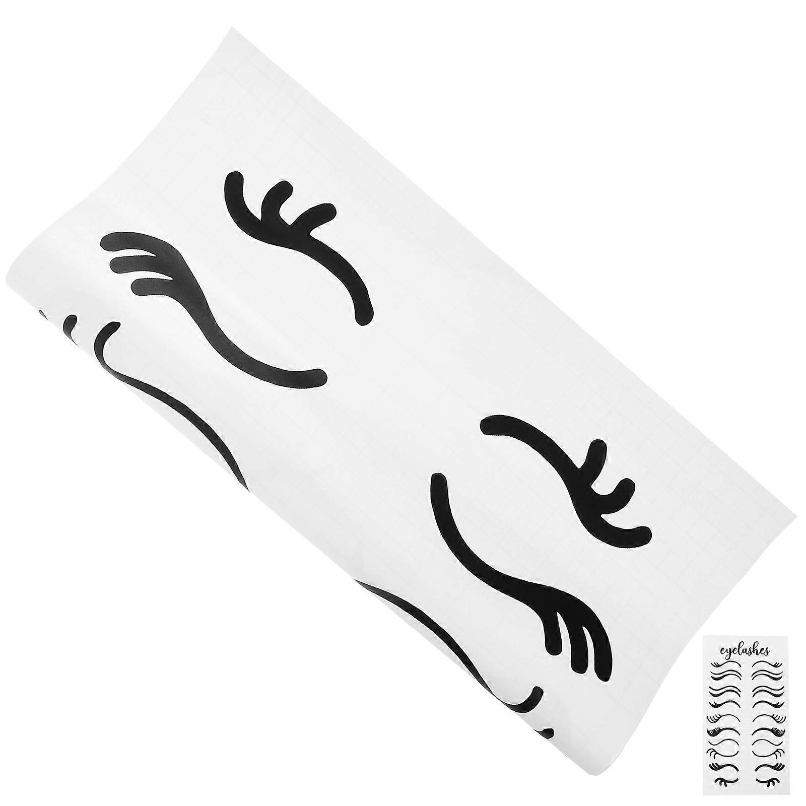 Beauty Shop Wall Stickers Lash Decorations For Studio Wall Transformation Rectangle 23.6 13.0 0.0in 1 Sheet