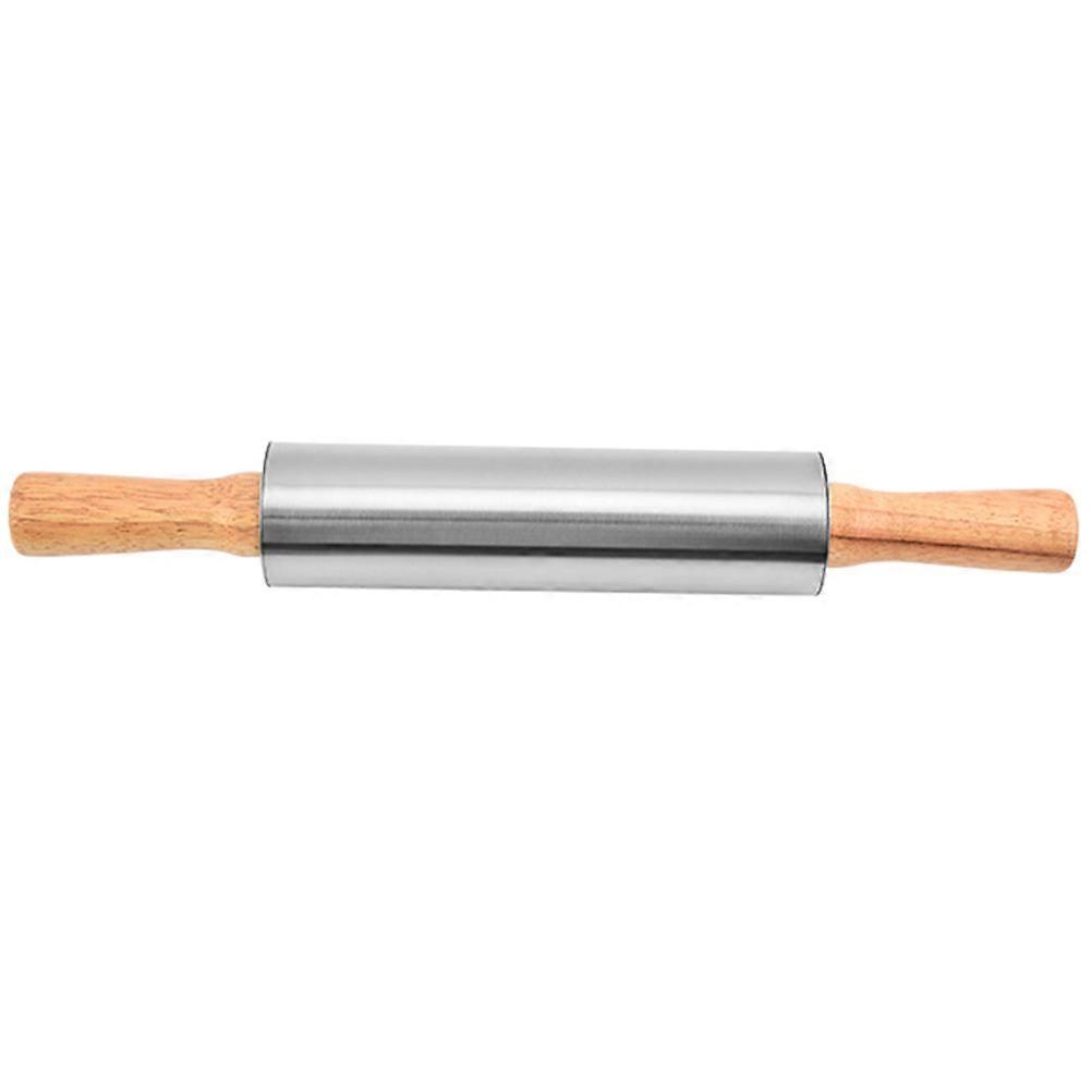 Ergonomic Stainless Steel Rolling Pin for Baking – Perfect for Dough, Pastry, Pizza, and Cookies – Essential Kitchen Tool for Home Bakers