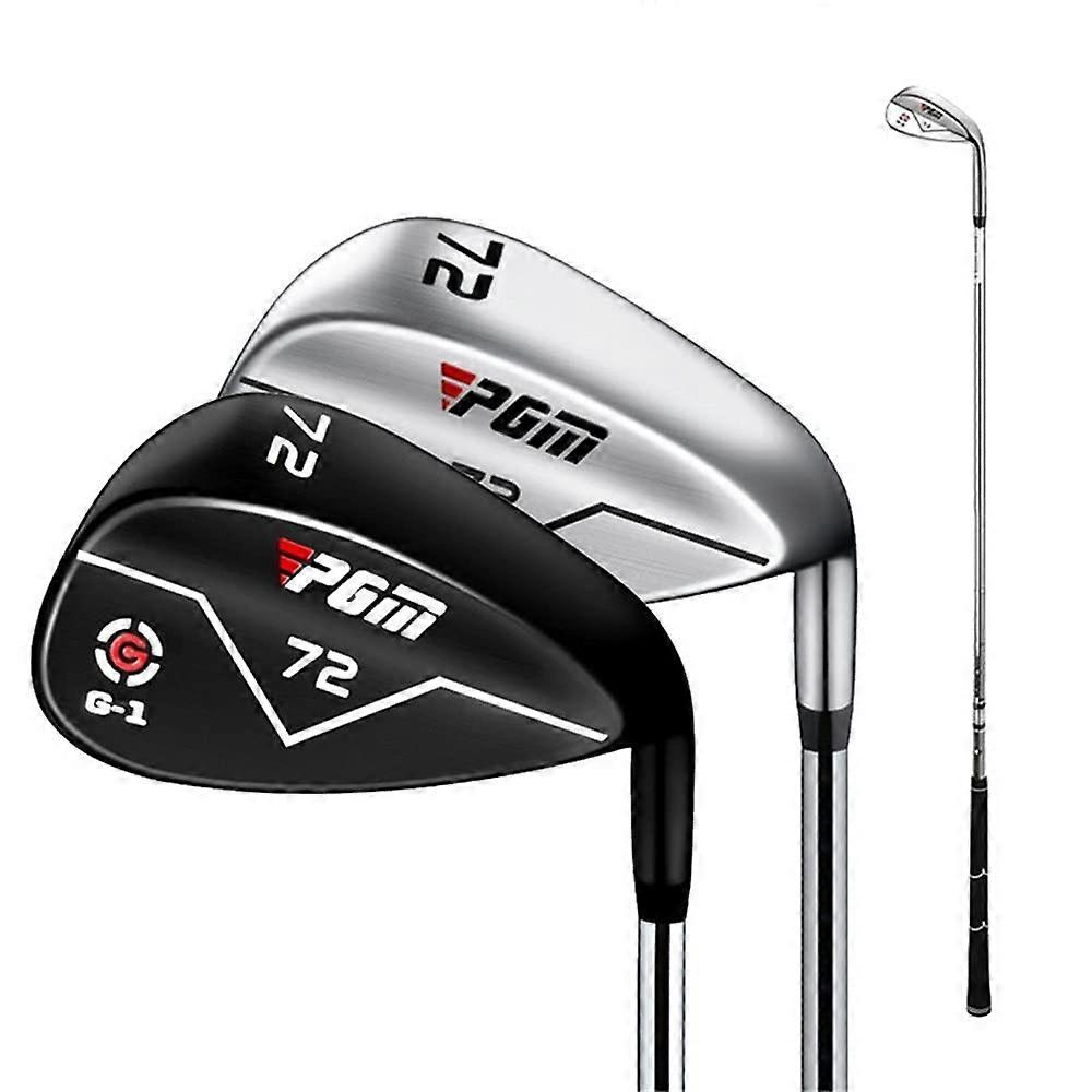 72 Degree Golf Wedge Sandbar Design with CNC Textured Steel Shaft Golf Club Wedges for Men and Women Black, Silver