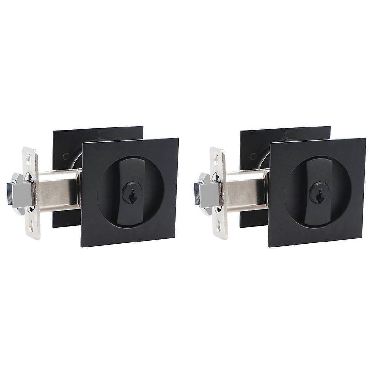 Hardware Anti-Theft Lock Contemporary Privacy Square Door Lock