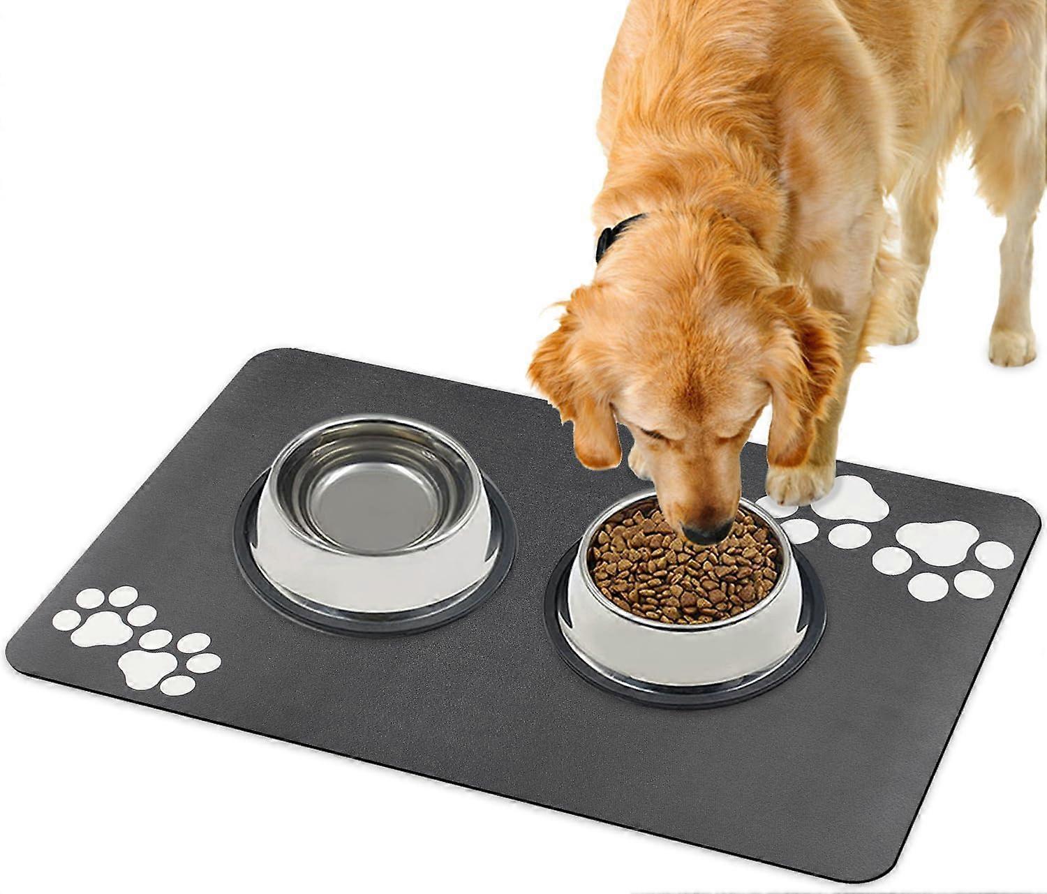 1pcs Super Absorbent Washable Non-Slip Quick Drying Dog Cat Food Mat