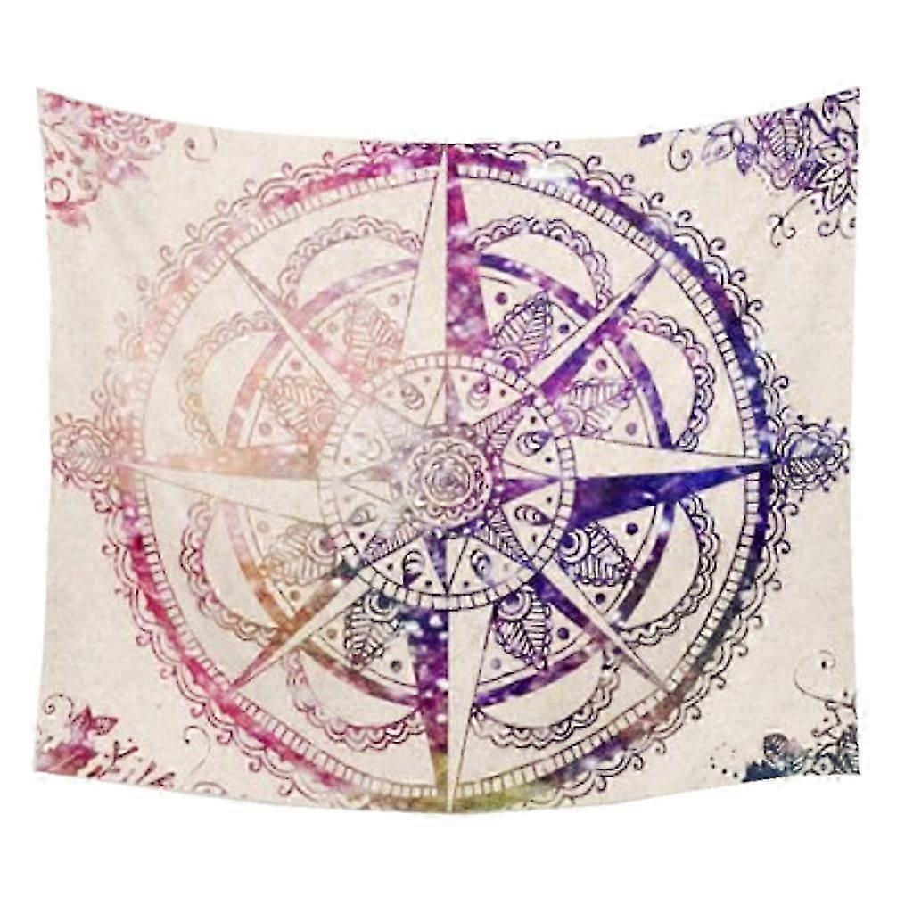 Diamond Flower Print Tapestry Wall Hanging Bohemian Bedspread Dorm Cushion