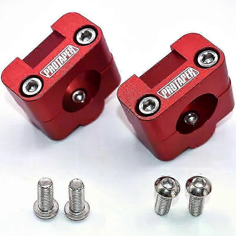 Handlebar Fat Bar Risers Mount Clamp Adapter 7/8 - 1 1/8 Universal Solid Mounts For Certain Brands Motorcycle MX Enduro