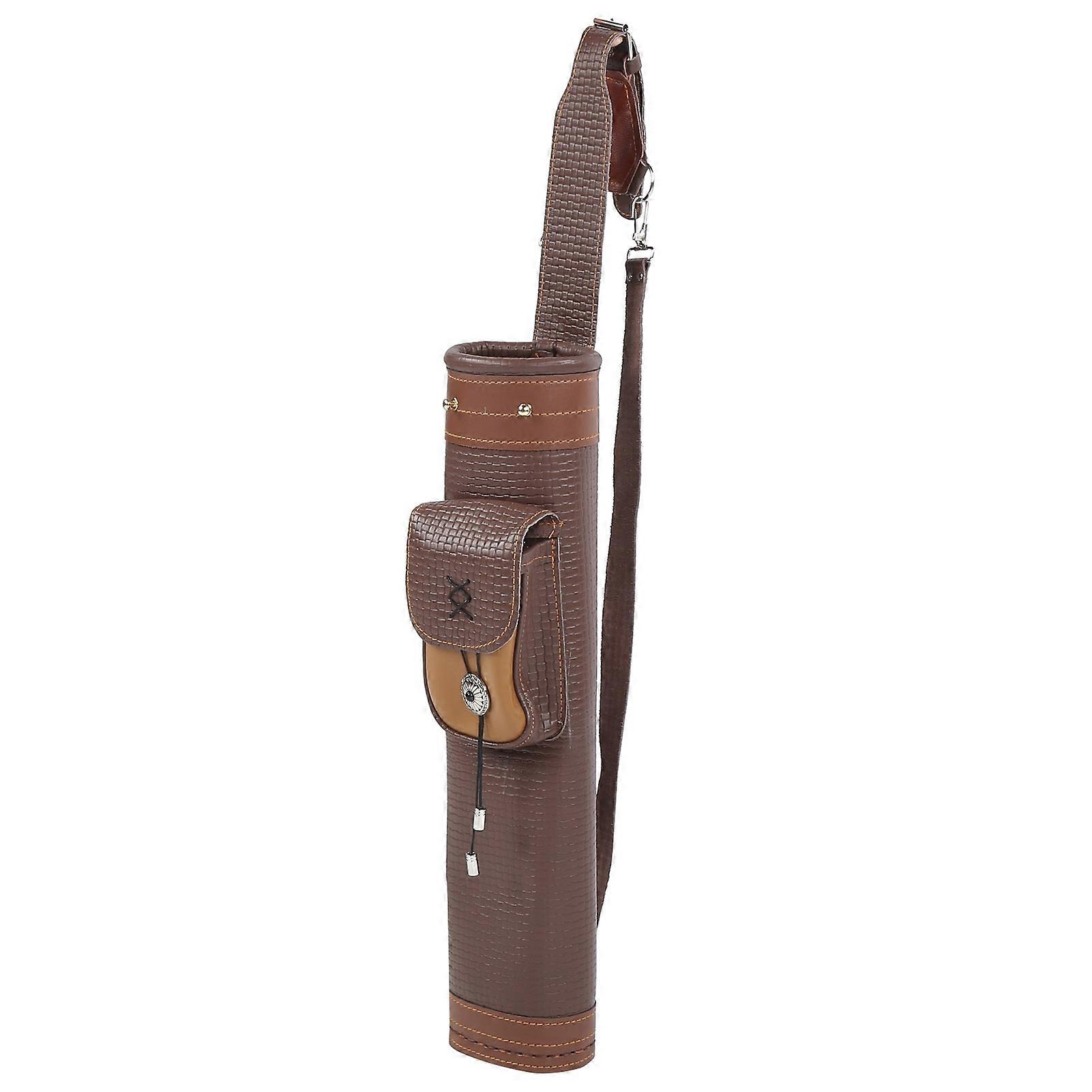 Shoulder Back Quiver Outdoor Archery Arrow Holder Portable Hunting Shoulder Bag Pouch
