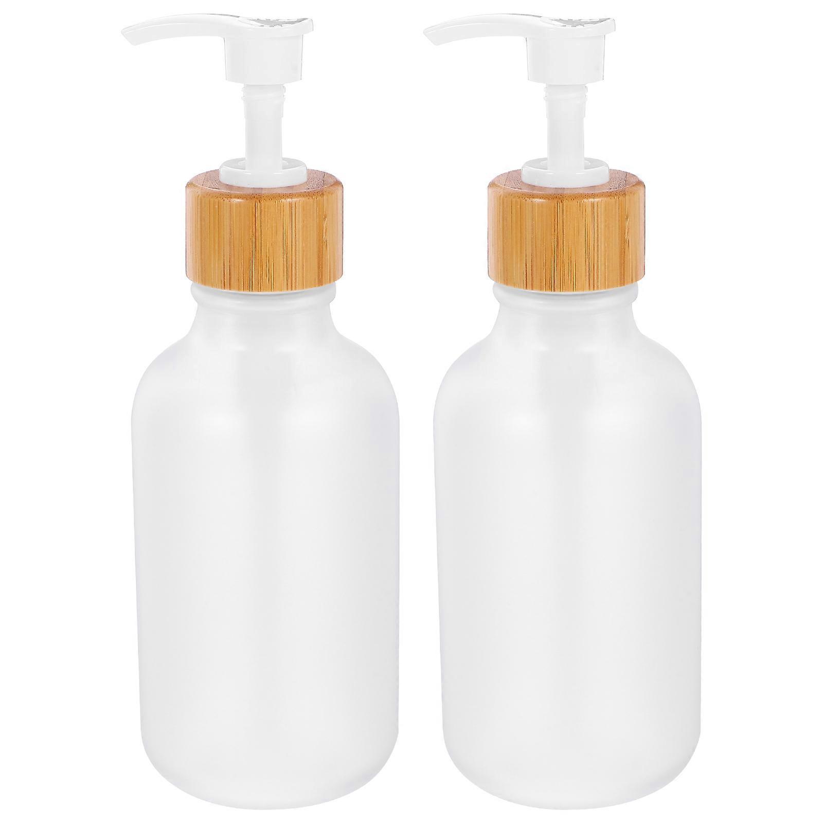 Reusable Shampoo Bottles Empty Pump Bottles For Bathroom Daily Use 2Pcs
