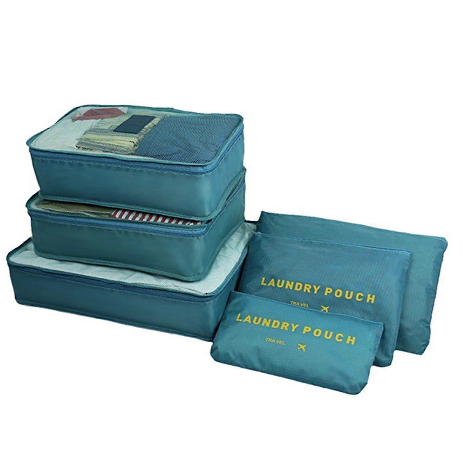6-Piece Travel Organiser Set - Durable and Practical for Packing