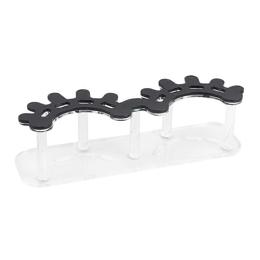 رمش على شكل تصميم منظم رمش ملقط حامل ملقط منظمة لمهام تمديد الرموش أسود 18.00X5.50X5.00CM 1 قطعة