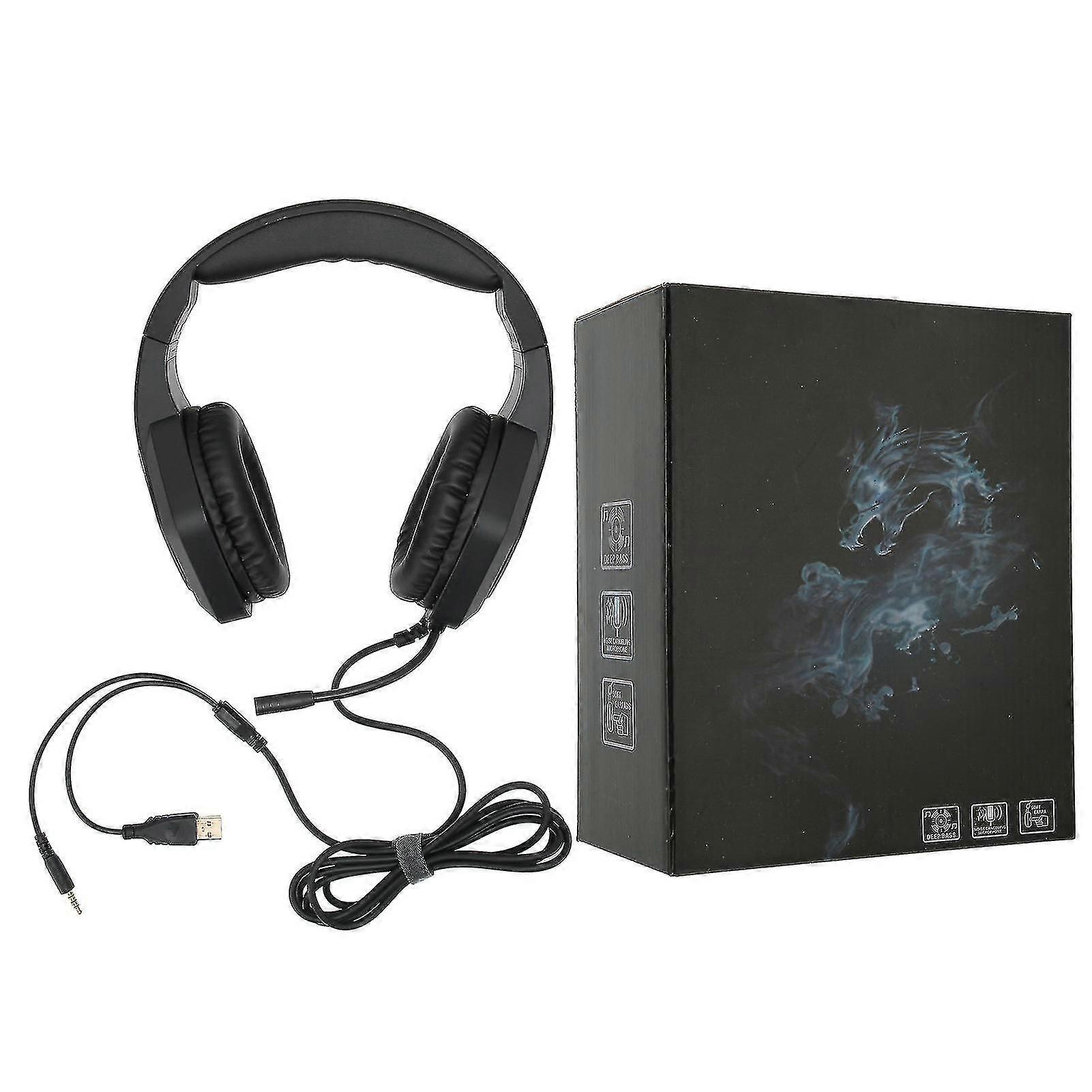 TAIDU THS311 Gaming Headphones Noise Canceling Microphone Surround Sound RGB Lighting Mode Volume Control Headset