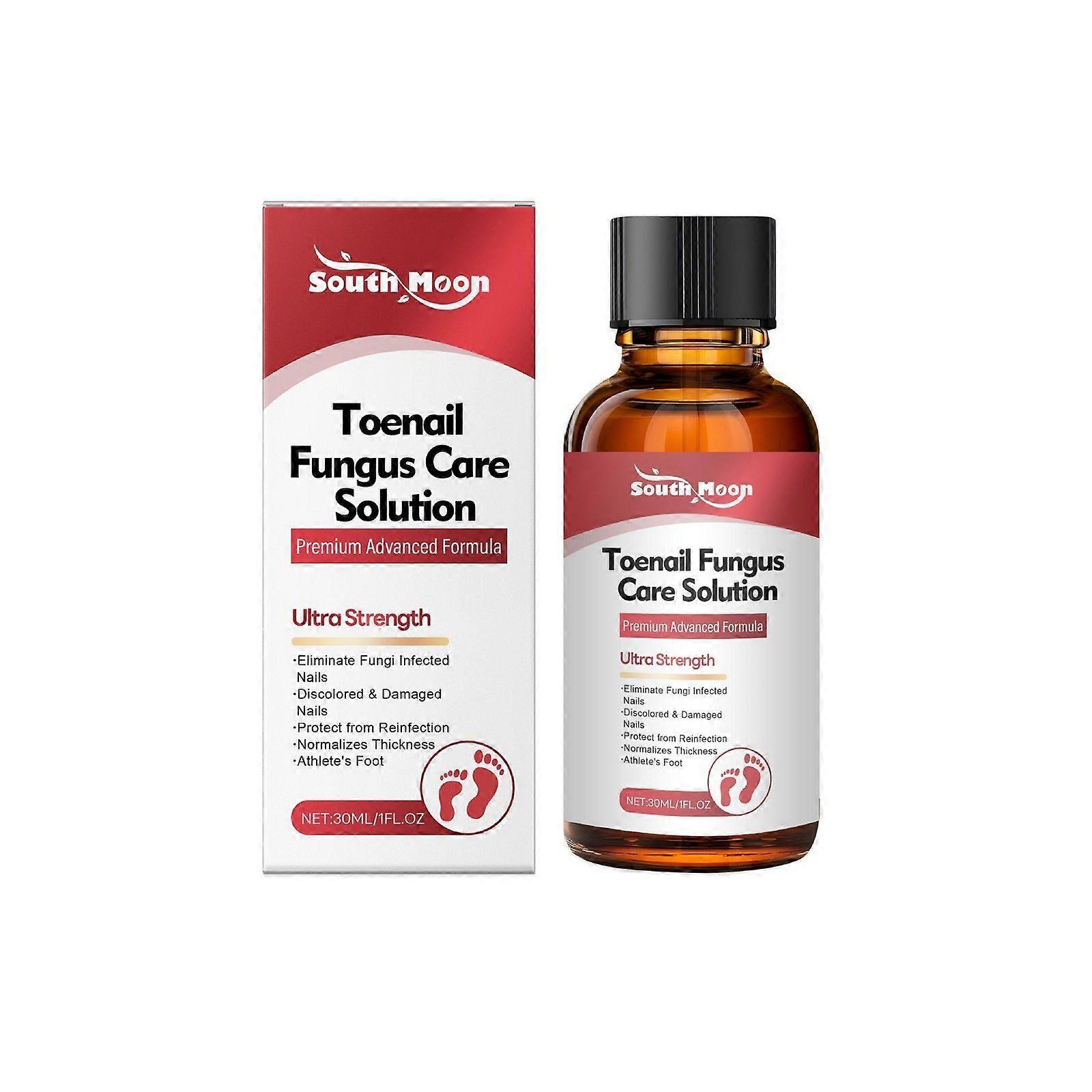 Leczenie grzybicy paznokci Extra Strength, Leczenie stóp sportowców, Naprawa paznokci dla grubych, przebarwionych, złamanych i uszkodzonych palców u stóp, 30ml