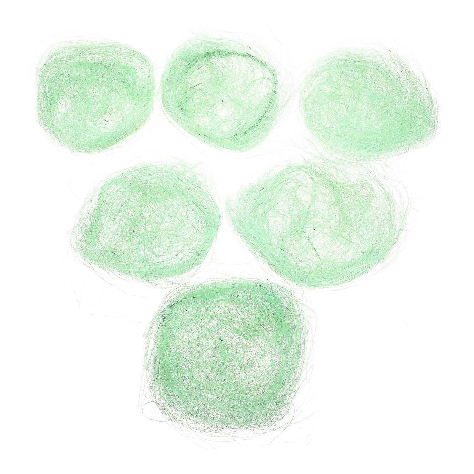 6pcs Artificial Bird Nest Decorations for Easter, Christmas Tree, and Bird Nesting – Hummingbird Inspired Fake Nests for Holiday and Home Décor