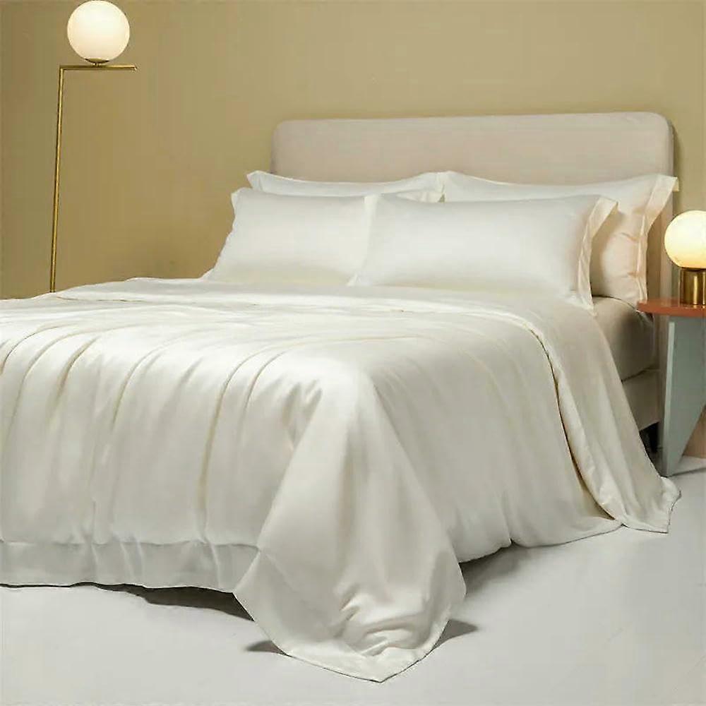 Bettwäsche Bettbezug 1PC Einzel Queen King Cool Summer Soft Comfort Solid Color Bedding Set