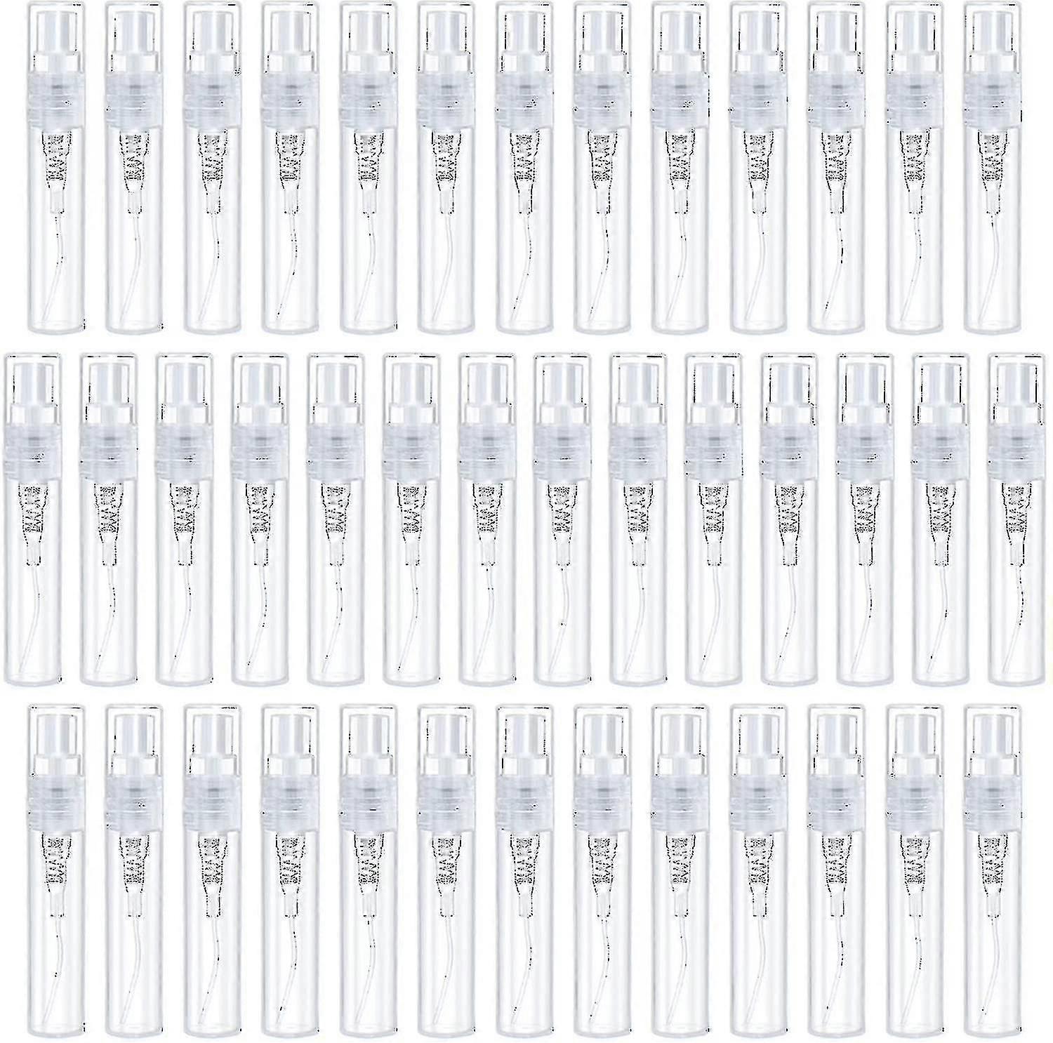 40 Pcs 3ml Mini Spray Bottle Empty Perfume Atomizer Travel Refillable
