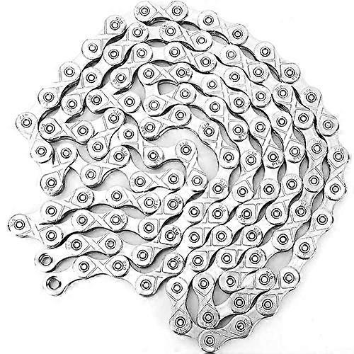 10Speed Bicycle Chain, 116 Links, Steel, Replacement for Road Mountain Bikes